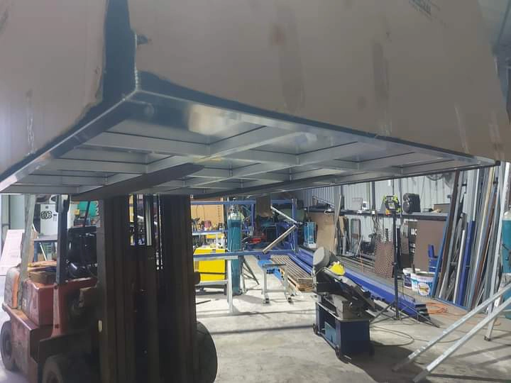 offsite canopy welding